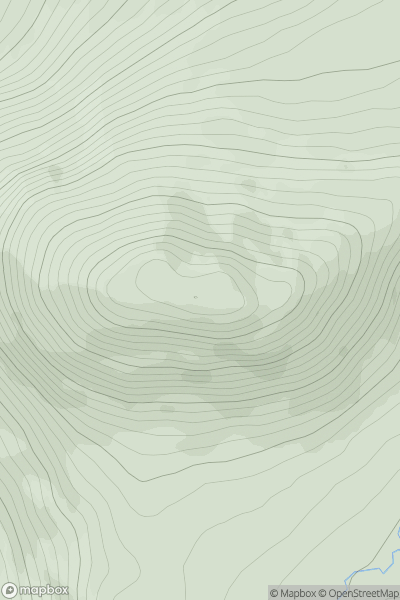 Thumbnail image for An Cruachan [Killilan to Inverness] showing contour plot for surrounding peak